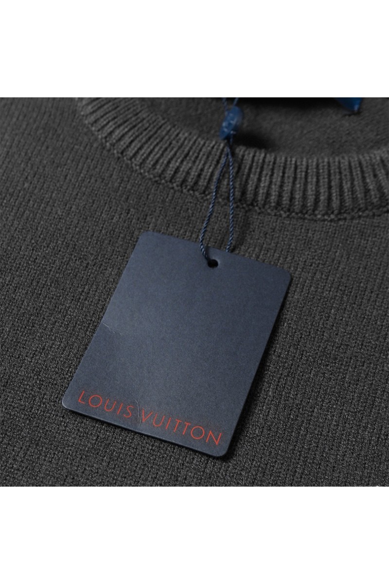 Louis Vuitton, Men's Pullover, Grey