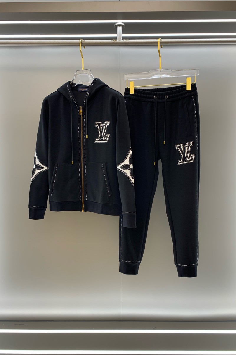 Louis Vuitton, Men's Tracksuit, Black