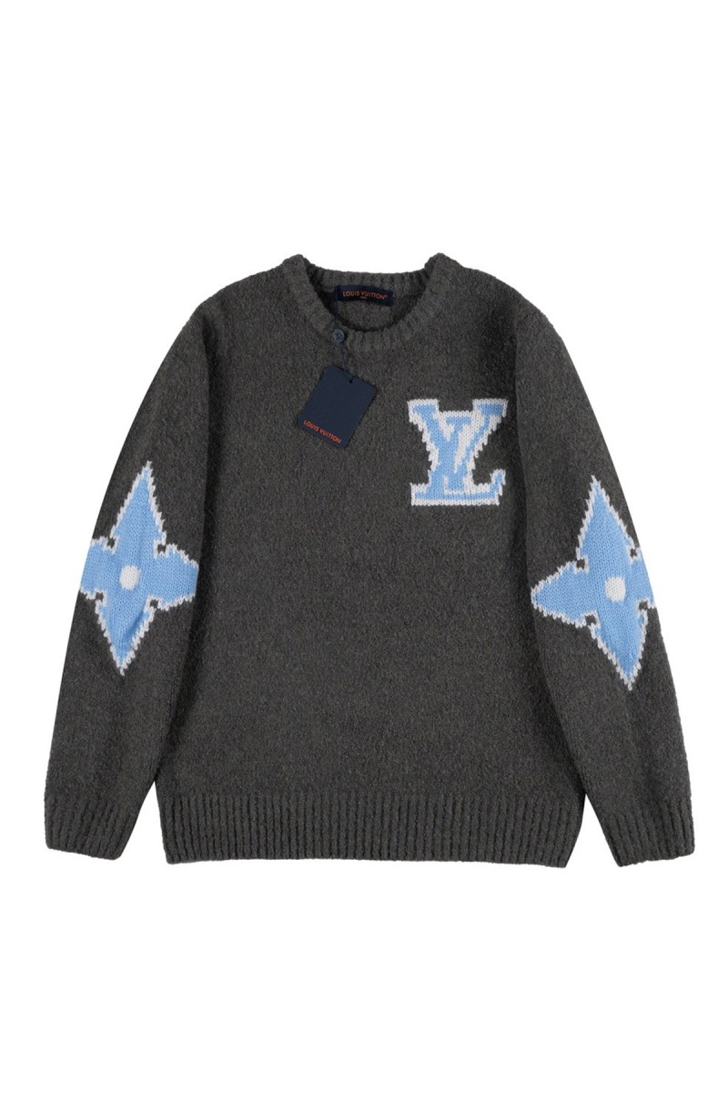 Louis Vuitton, Men's Pullover, Grey