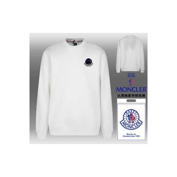 Moncler, Men's Pullover, White