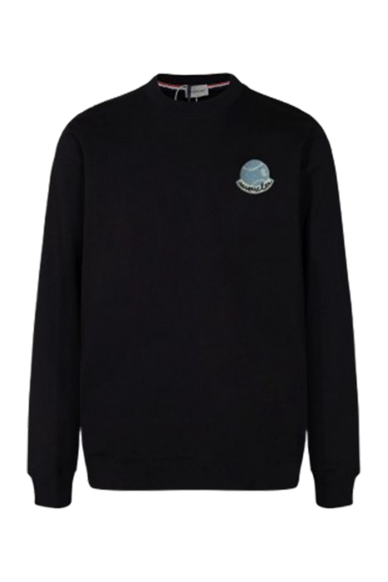 Moncler, Men's Pullover, Black