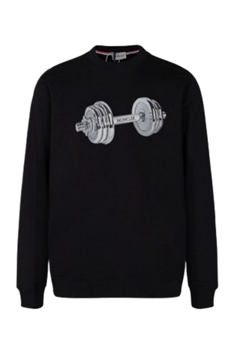 Moncler, Men's Pullover, Black