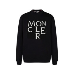 Moncler, Men's Pullover, Black