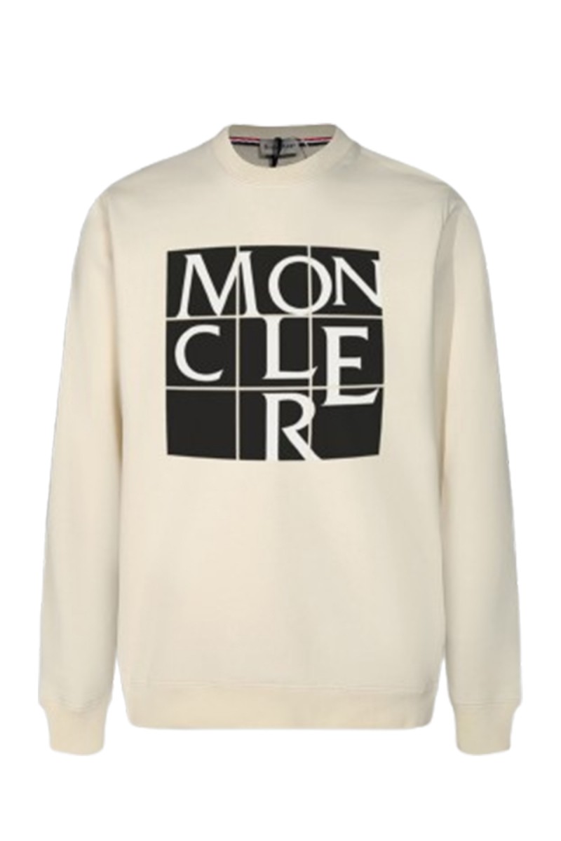 Moncler, Men's Pullover, Beige