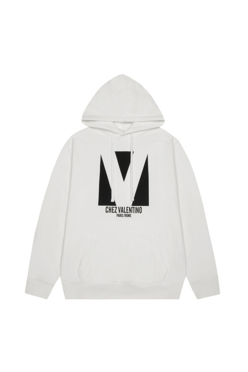 Valentino, Men's Hoodie, White