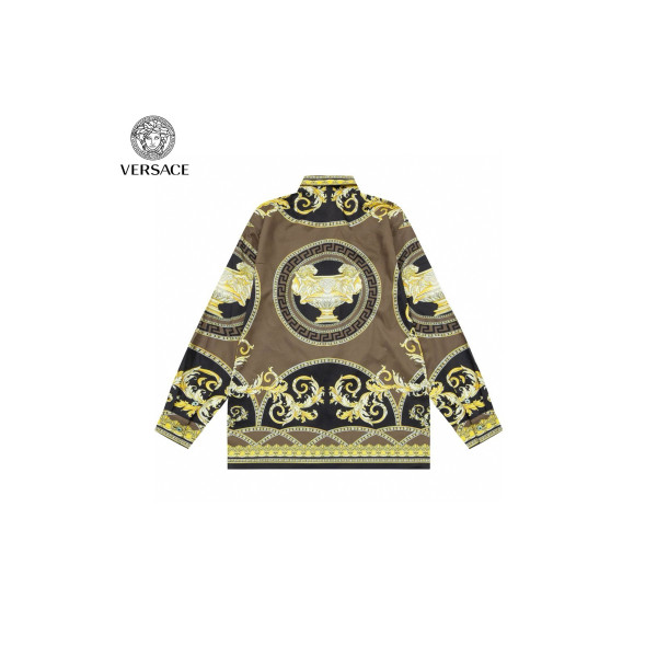 Versace, Men's Shirt, Yellow