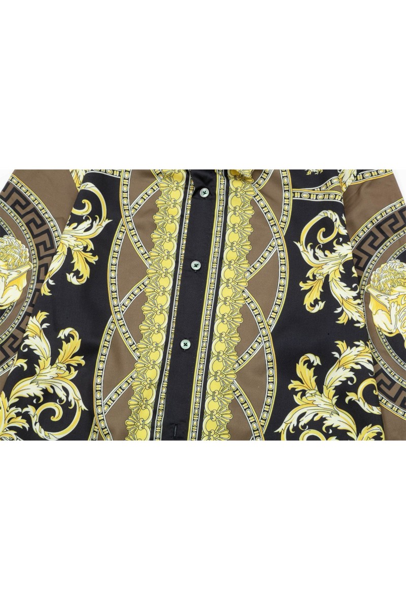 Versace, Men's Shirt, Yellow