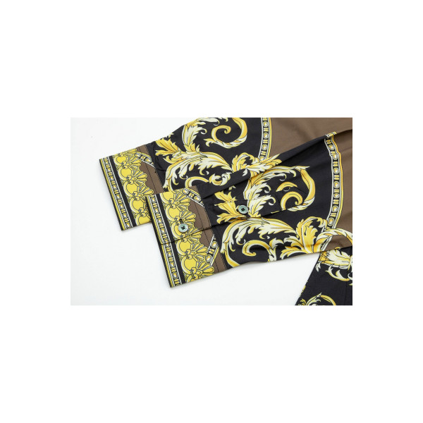 Versace, Men's Shirt, Yellow