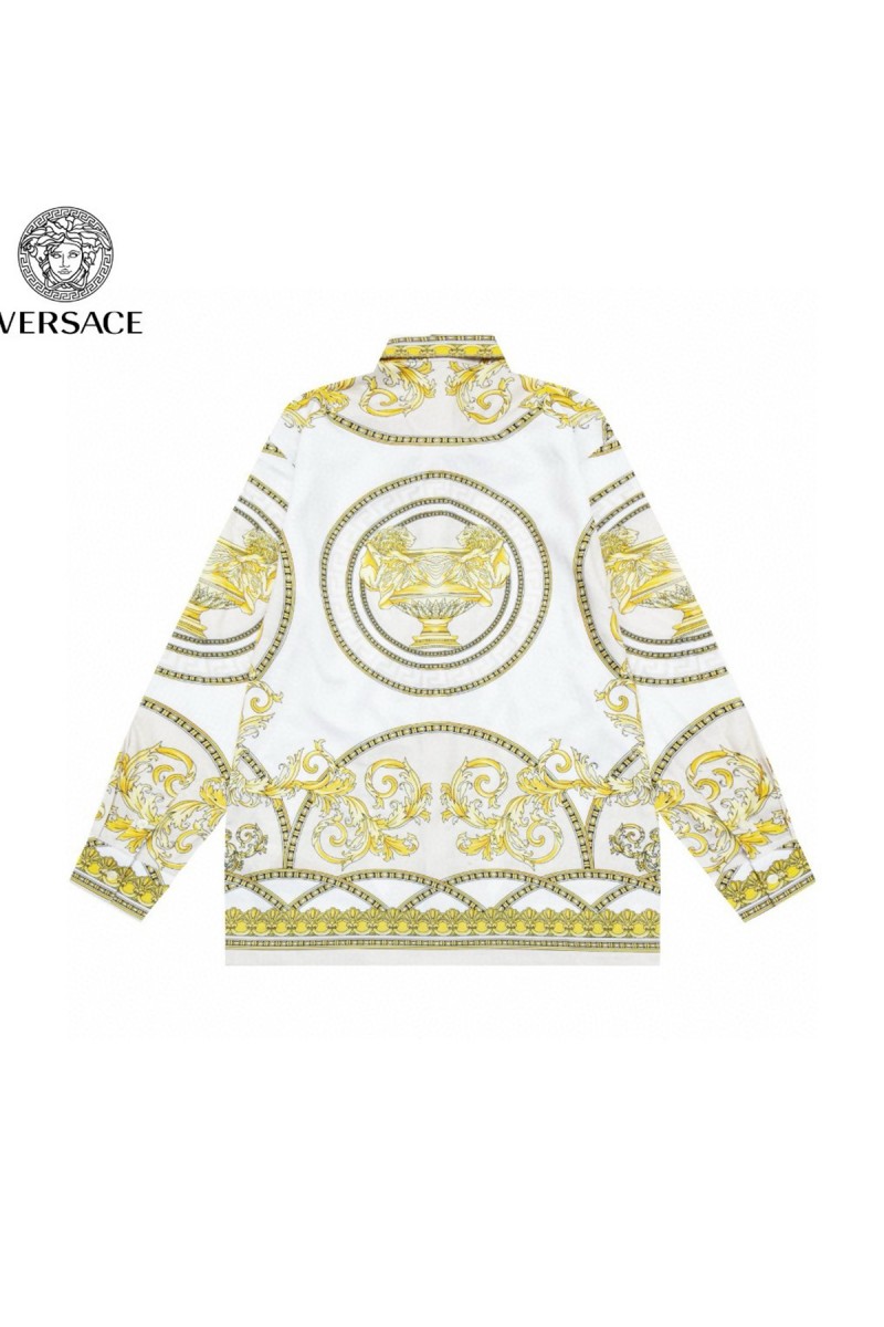 Versace, Men's Shirt, Yellow