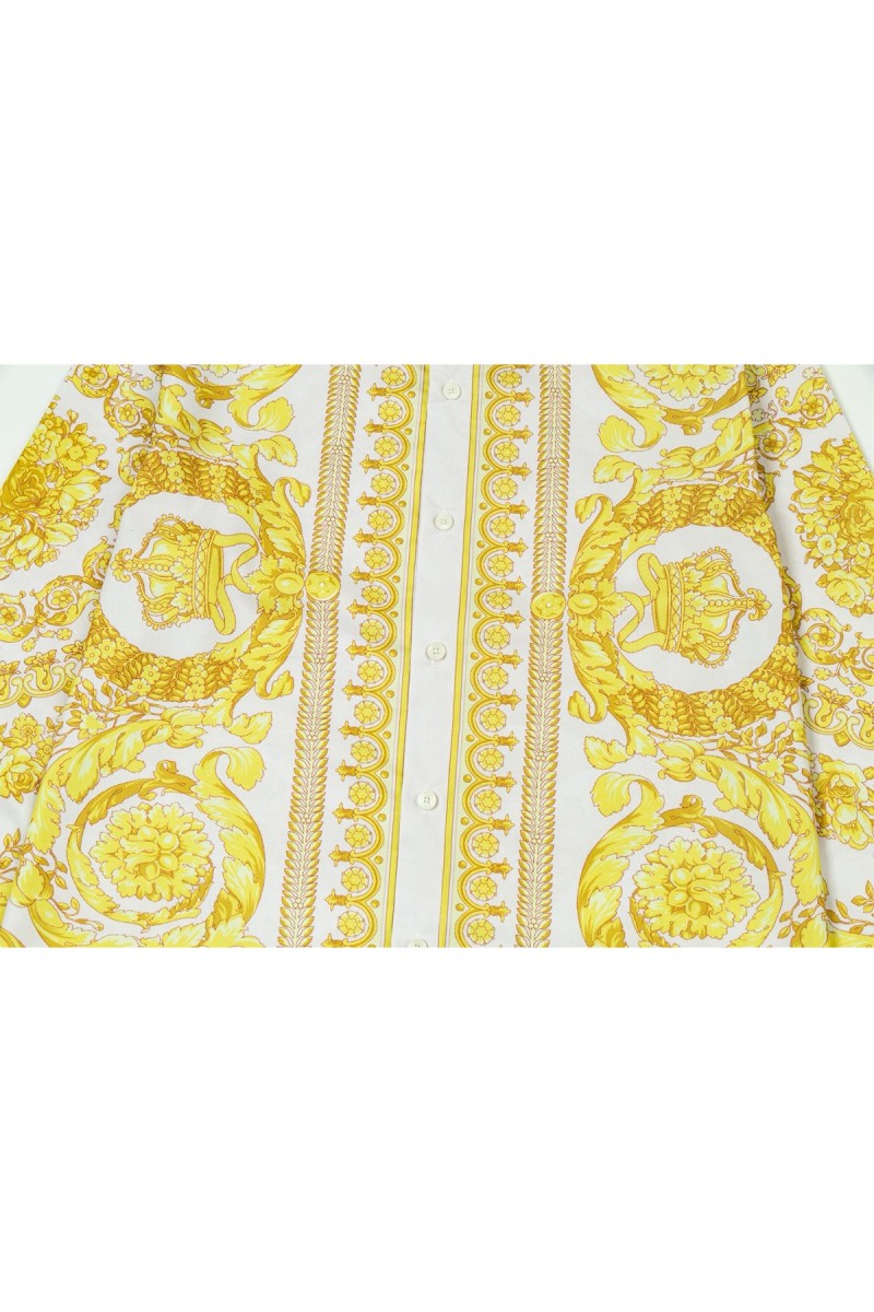 Versace, Men's Shirt, Yellow