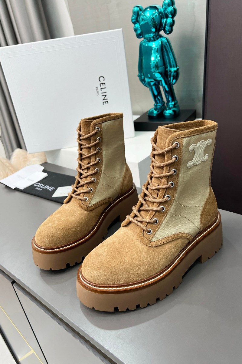 Celine, Women's Boot, Camel