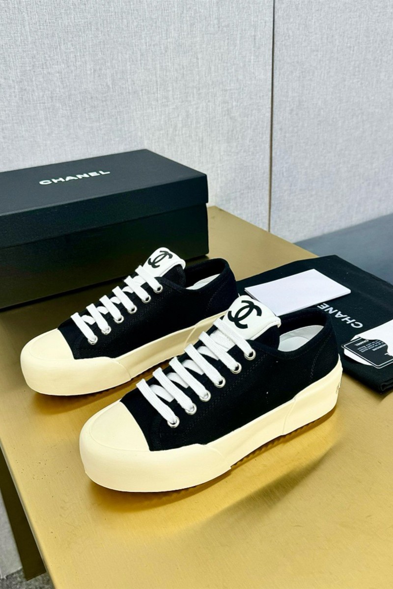 Chanel, Women's Sneaker, Black