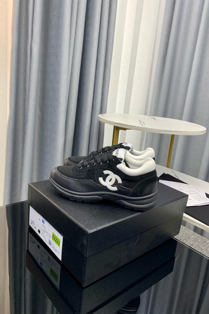 Chanel, Women's Sneaker, Black