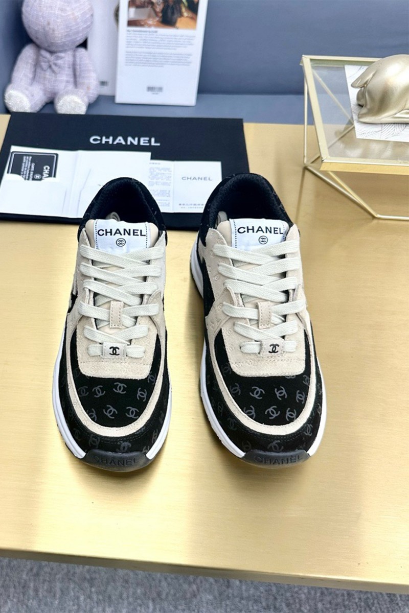 Chanel, Women's Sneaker, Beige