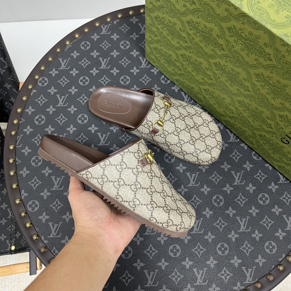Gucci, Women's Slipper, Brown