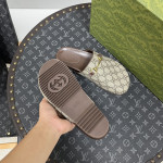 Gucci, Women's Slipper, Brown