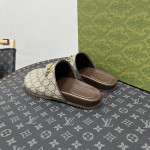 Gucci, Women's Slipper, Brown