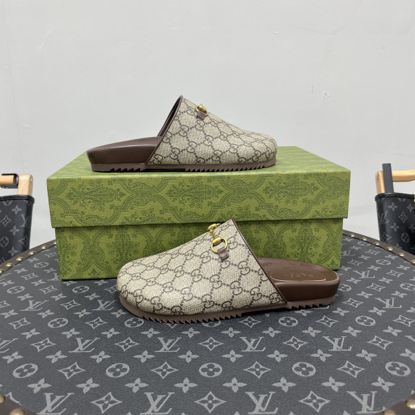 Gucci, Women's Slipper, Brown