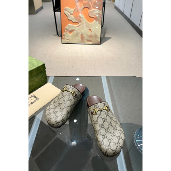 Gucci, Women's Slipper, Brown