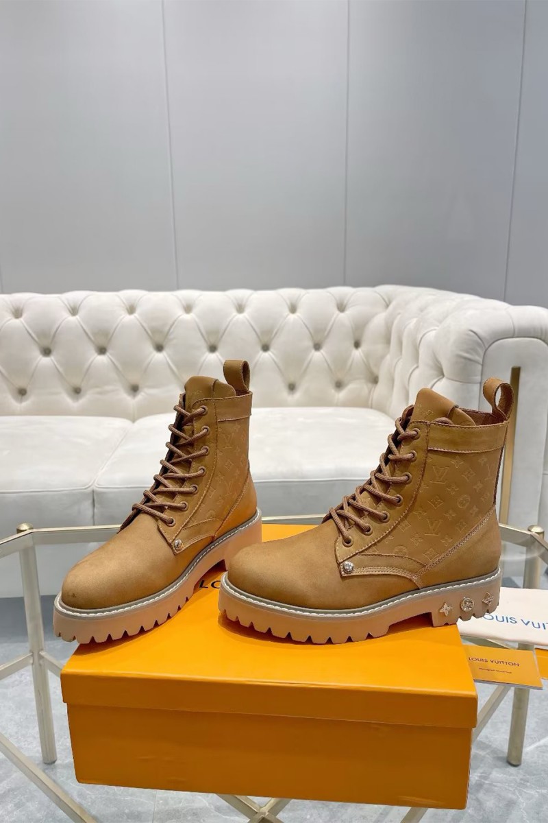 Louis Vuitton, Women's Boot, Camel