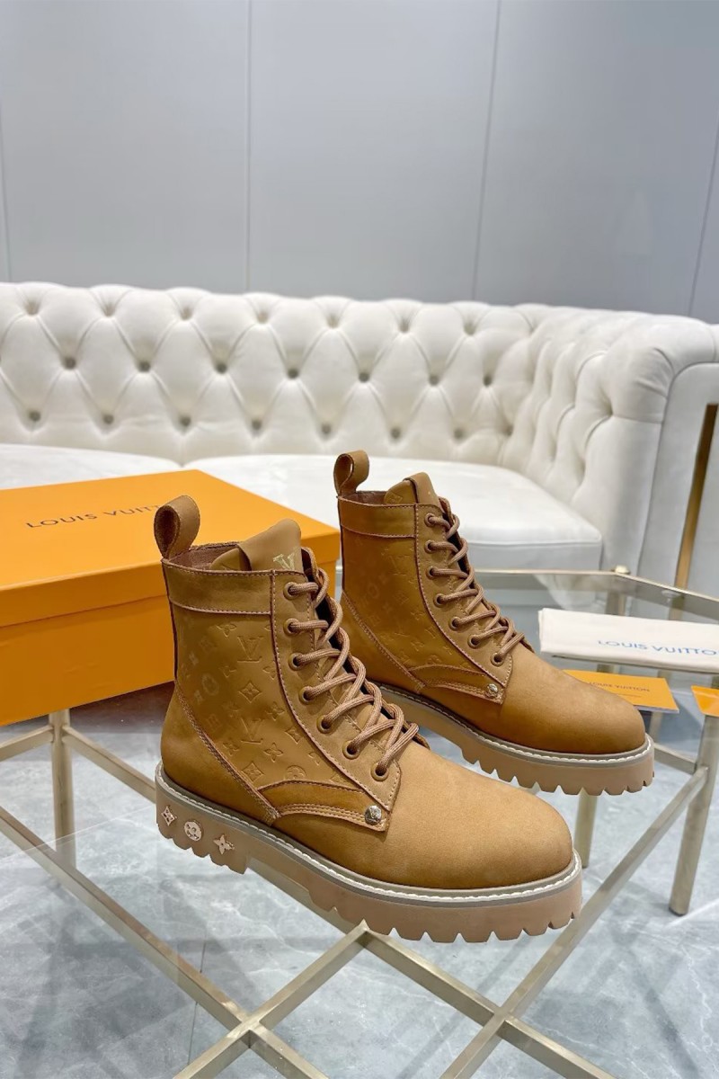 Louis Vuitton, Women's Boot, Camel