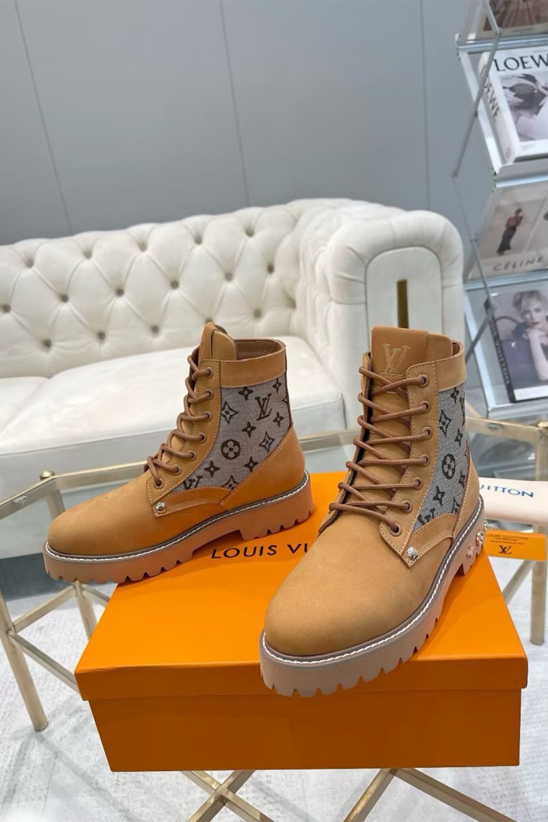 Louis Vuitton, Women's Boot, Camel