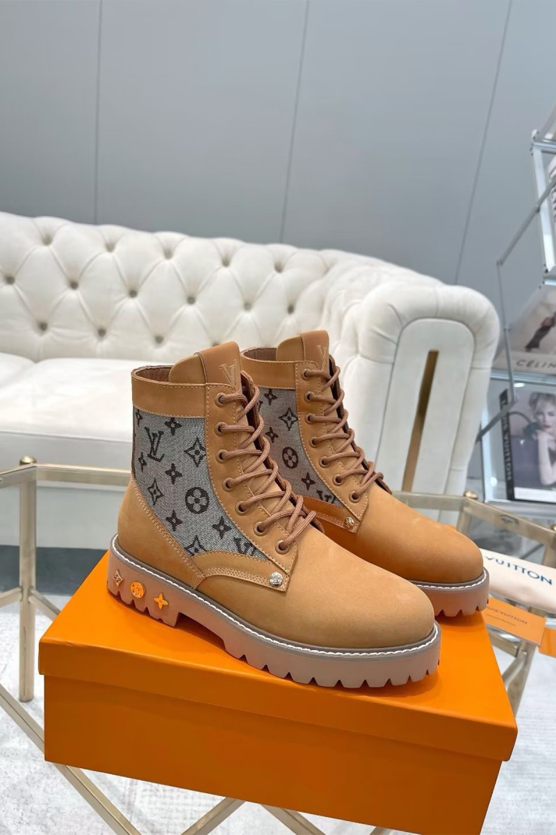 Louis Vuitton, Women's Boot, Camel