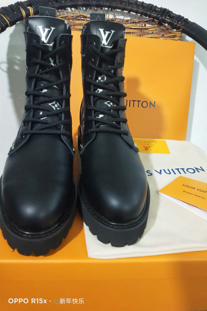 Louis Vuitton, Women's Boot, Black