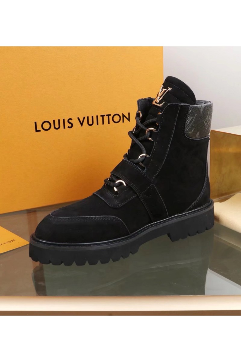 Louis Vuitton, Women's Boot, Black