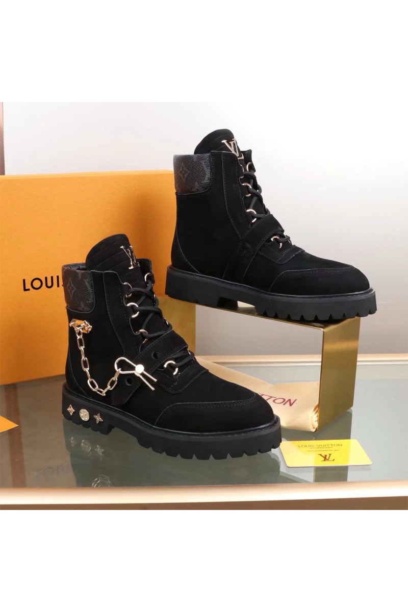 Louis Vuitton, Women's Boot, Black