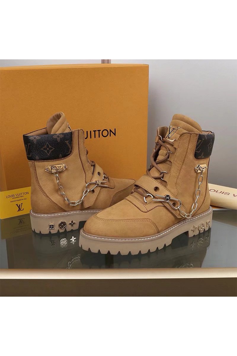 Louis Vuitton, Women's Boot, Camel