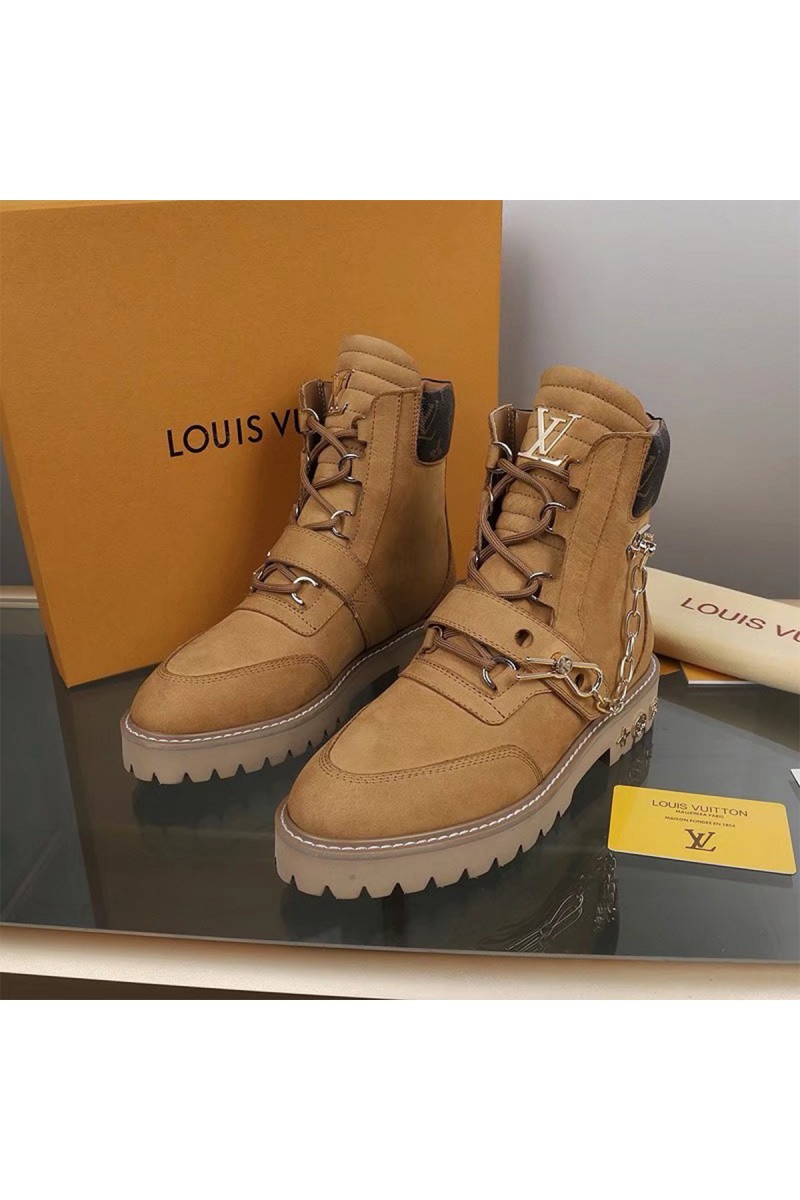 Louis Vuitton, Women's Boot, Camel