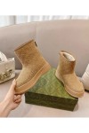 Gucci, Women's Boot, Camel