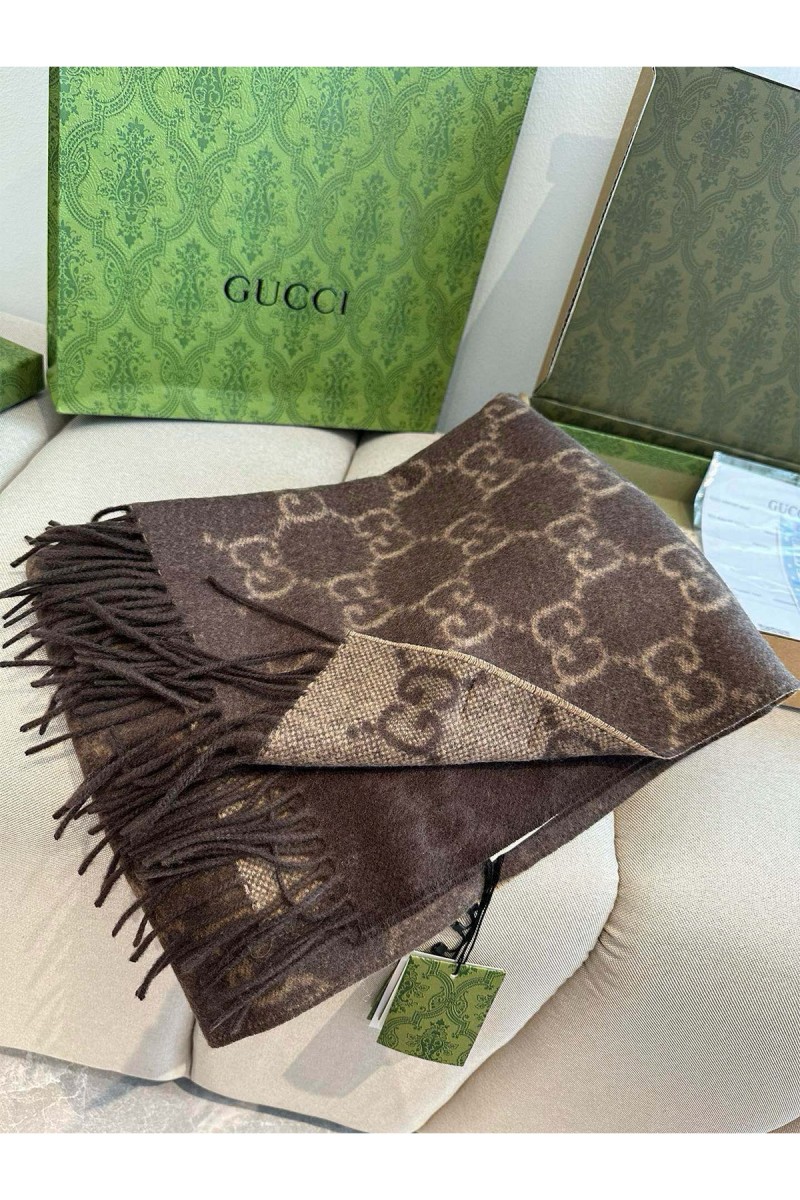 Gucci, Women's Scarf Brown