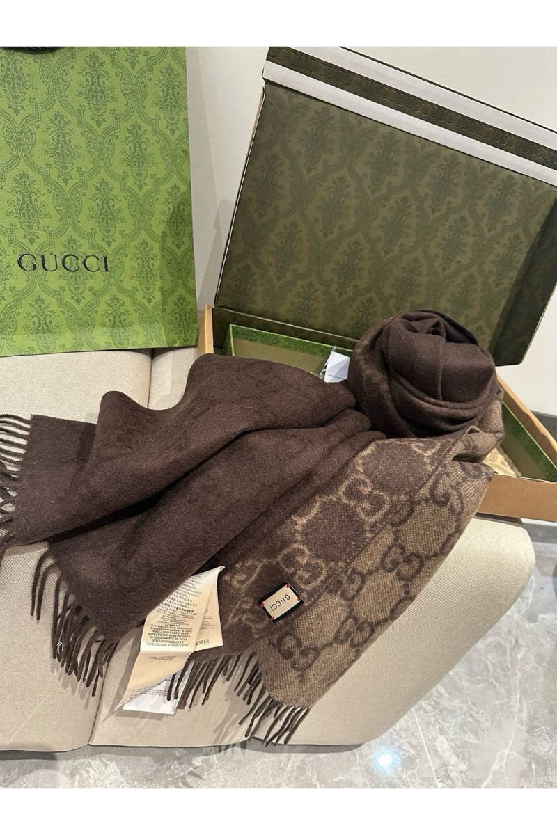 Gucci, Women's Scarf Brown