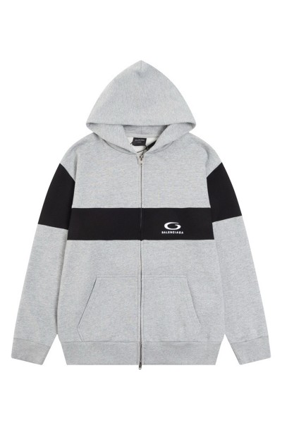 Balenciaga, Men's Hoodie, Grey