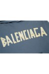 Balenciaga, Men's Hoodie, Blue