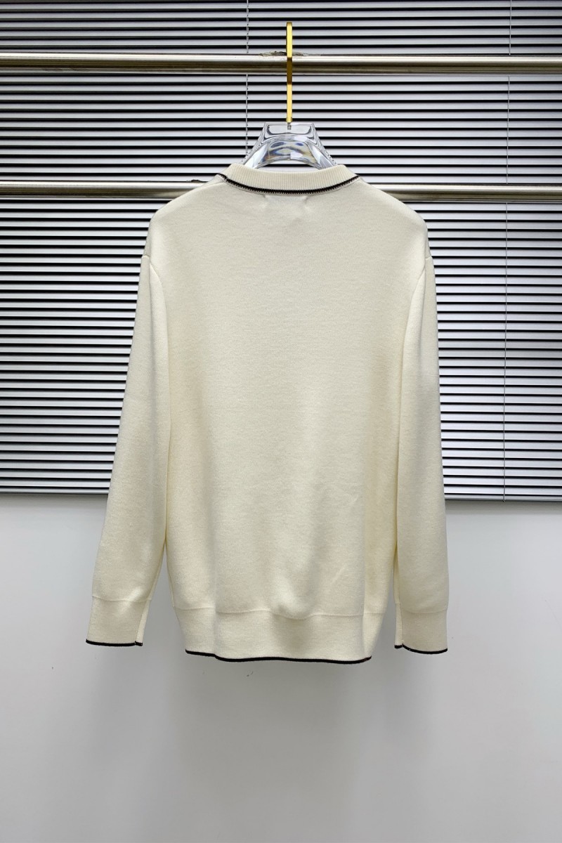 Christian Dior, Men's Pullover, White