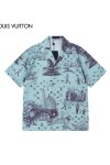 Louis Vuitton, Men's Shirt, Blue