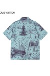 Louis Vuitton, Men's Shirt, Blue