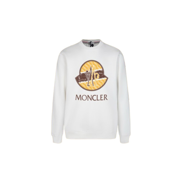 Moncler, Men's Pullover, White