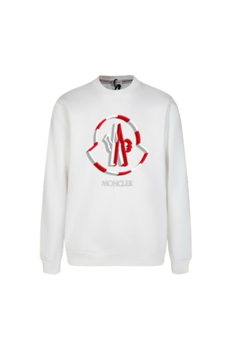 Moncler, Men's Pullover, White