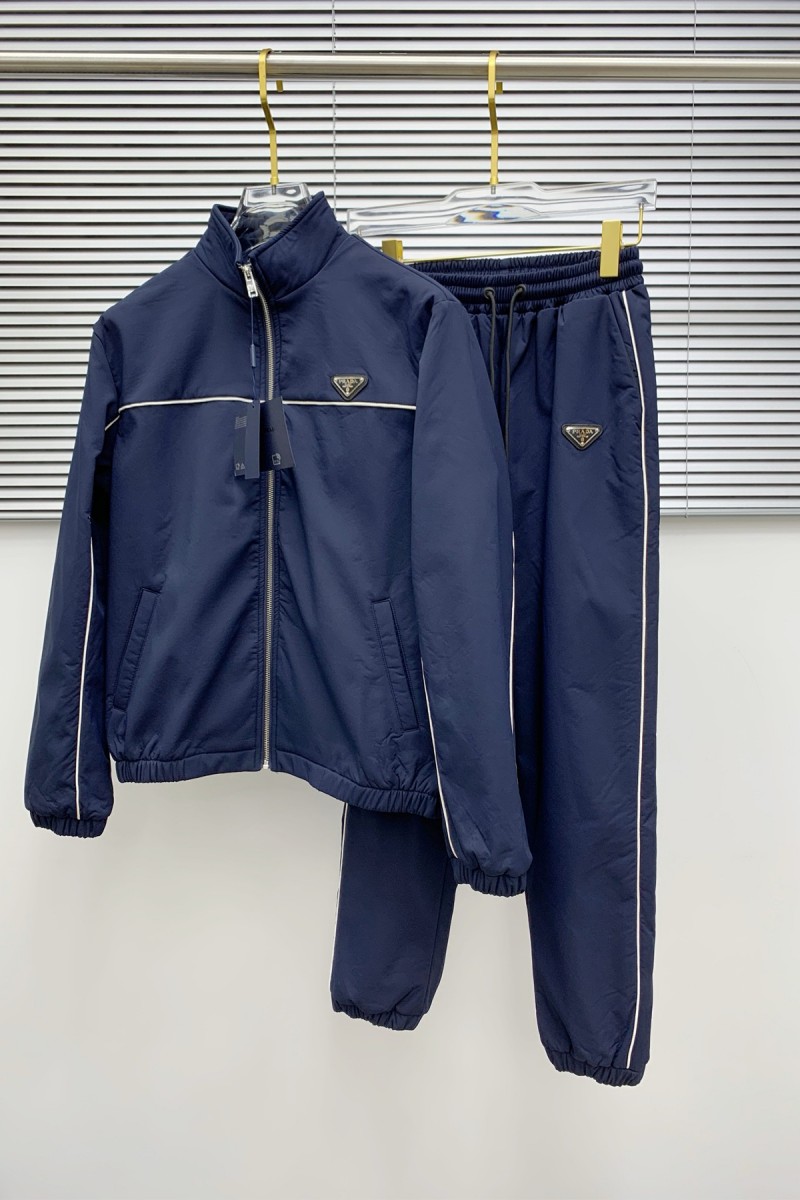 Prada, Men's Tracksuit, Blue