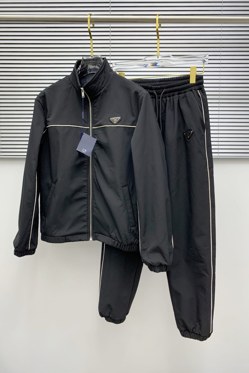 Prada, Men's Tracksuit, Black