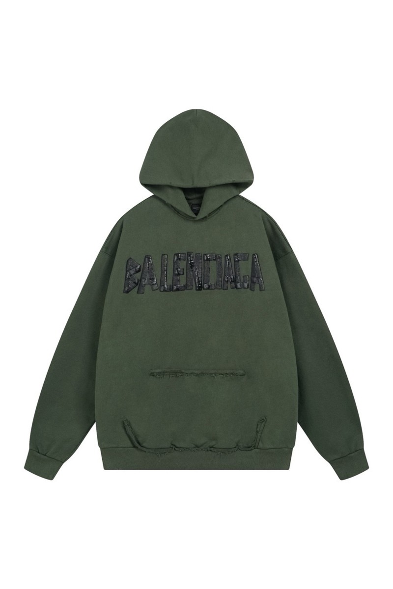 Balenciaga, Men's Hoodie, Green