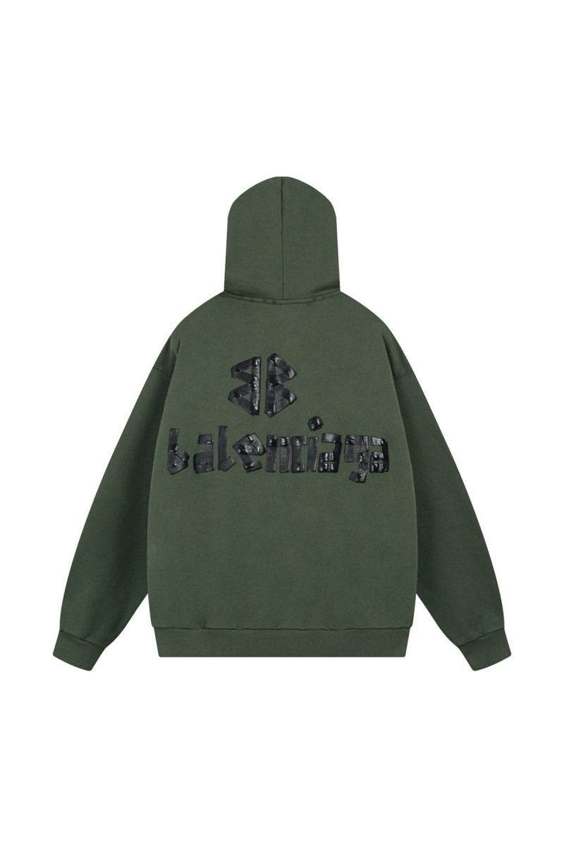 Balenciaga, Men's Hoodie, Green