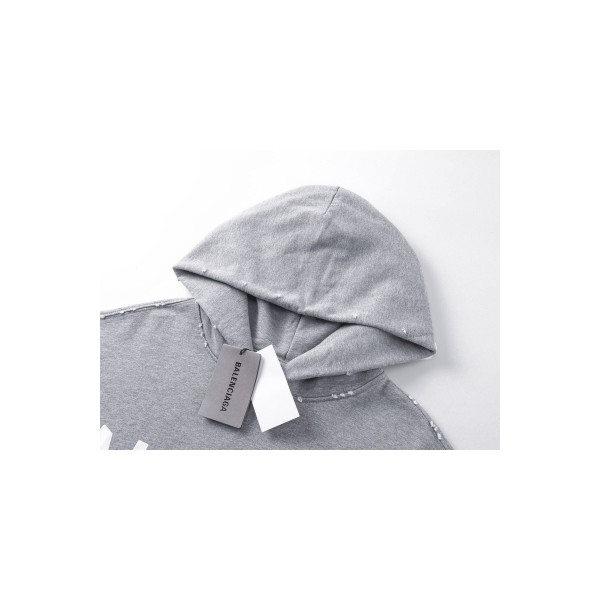 Balenciaga, Men's Hoodie, Grey