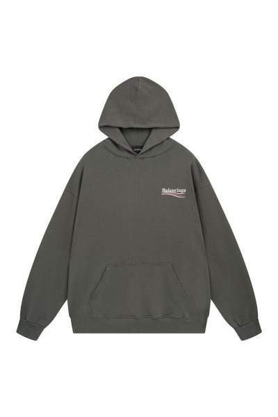 Balenciaga, Men's Hoodie, Grey