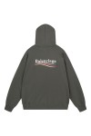 Balenciaga, Men's Hoodie, Grey