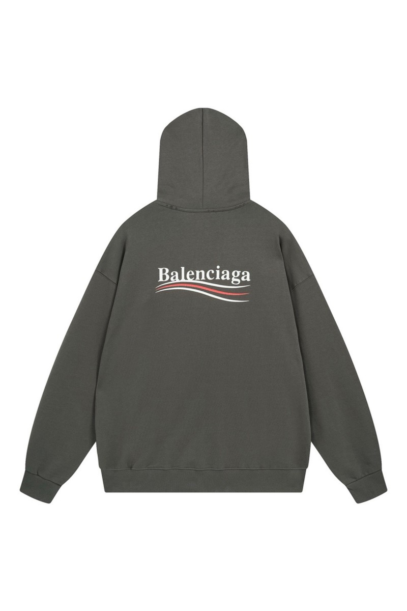 Balenciaga, Men's Hoodie, Grey